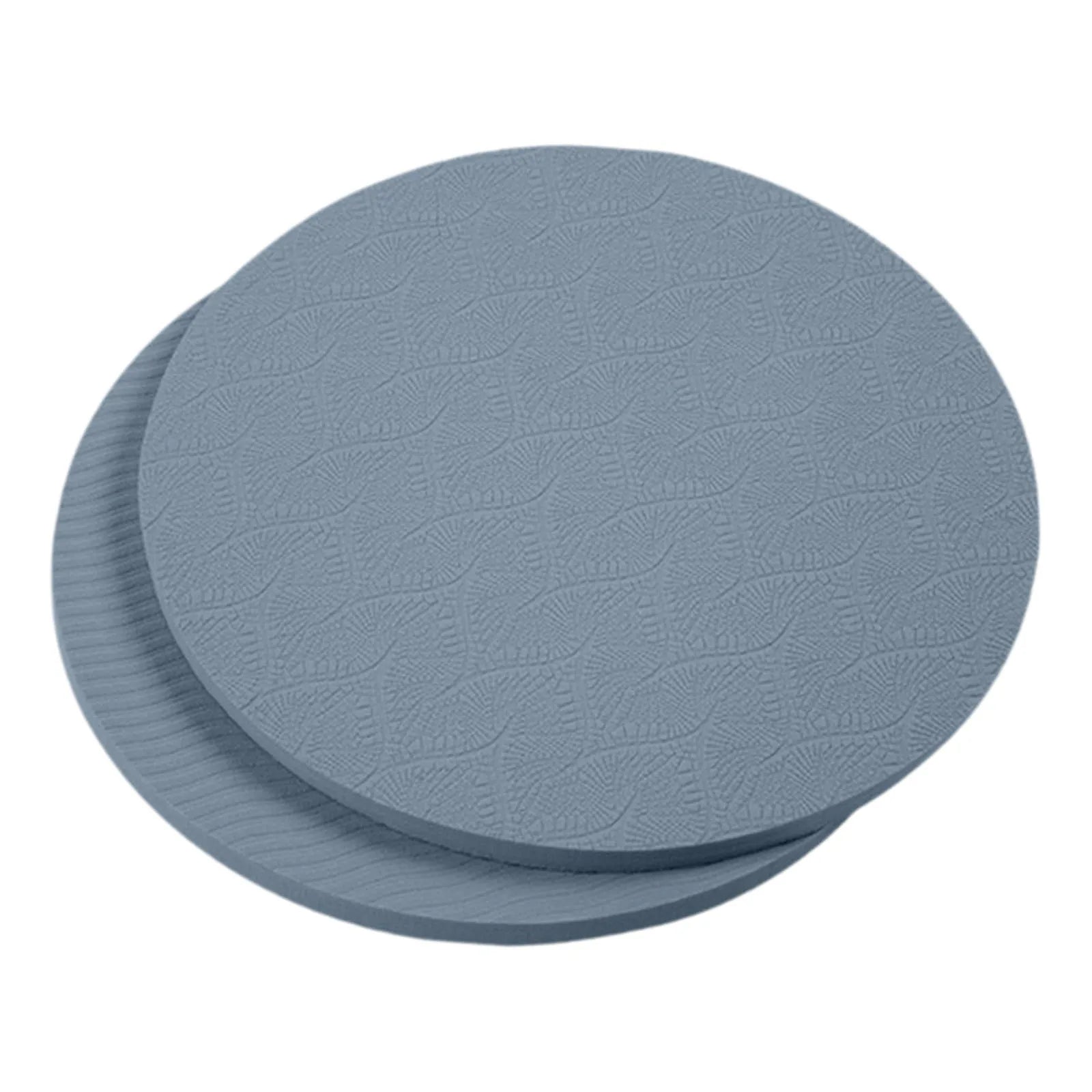 2Pcs Yoga Knee Pads 7inch Dia Portable Yoga Cushions Anti Slip Exercise Protection Cushions for Pilates Plank Home Fitness