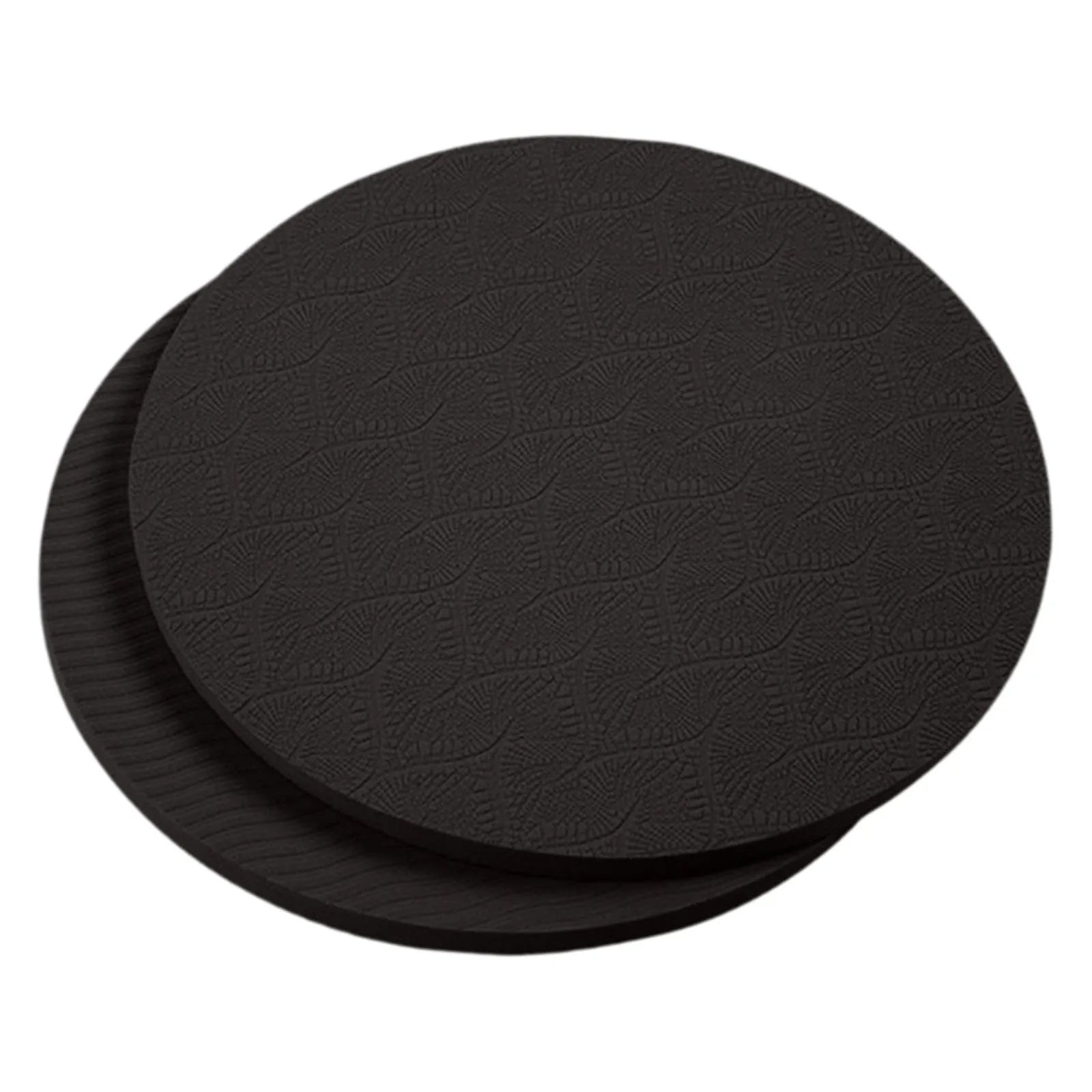 2Pcs Yoga Knee Pads 7inch Dia Portable Yoga Cushions Anti Slip Exercise Protection Cushions for Pilates Plank Home Fitness