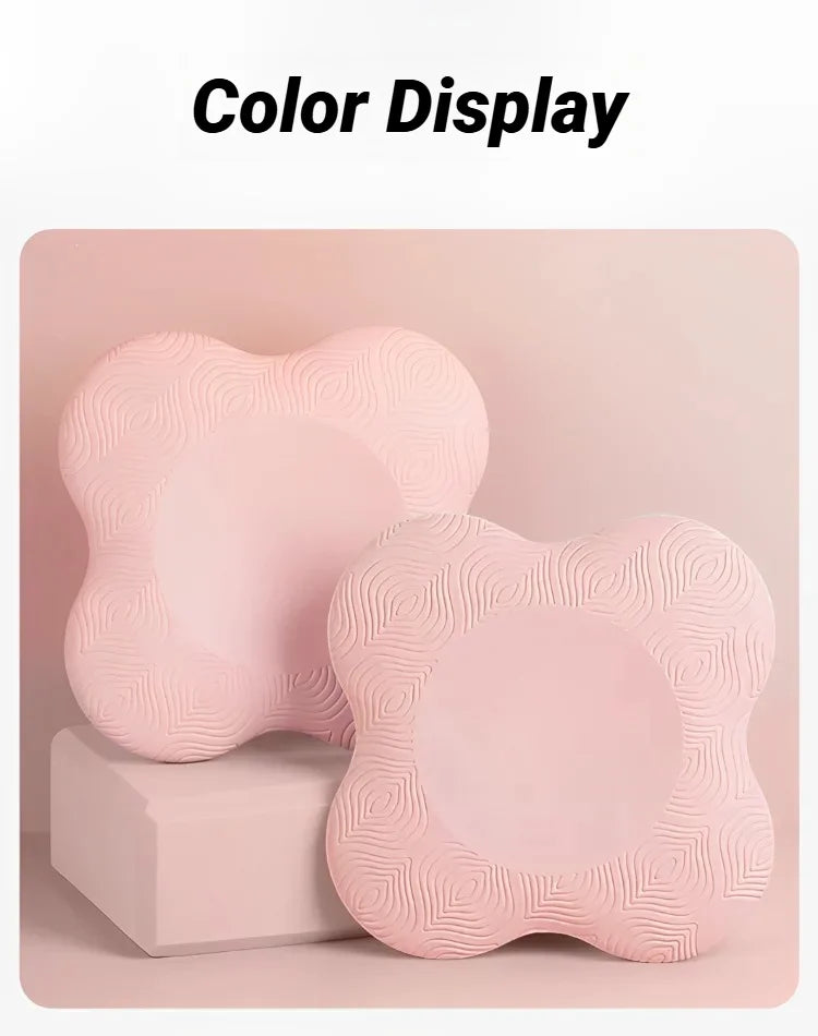 Tpe Thickened Anti Slip Yoga Kneeling Protective Pad Knee Soft Flat Support Slow Rebound Non-Slip Sports Fitness Mat Solid Elbow