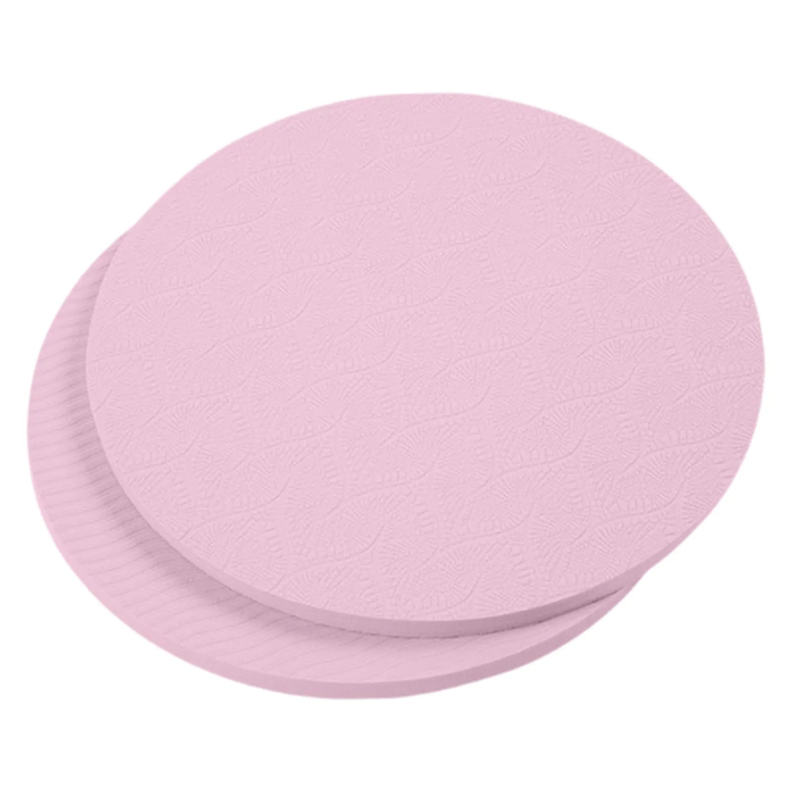 2Pcs Yoga Knee Pads 7inch Dia Portable Yoga Cushions Anti Slip Exercise Protection Cushions for Pilates Plank Home Fitness